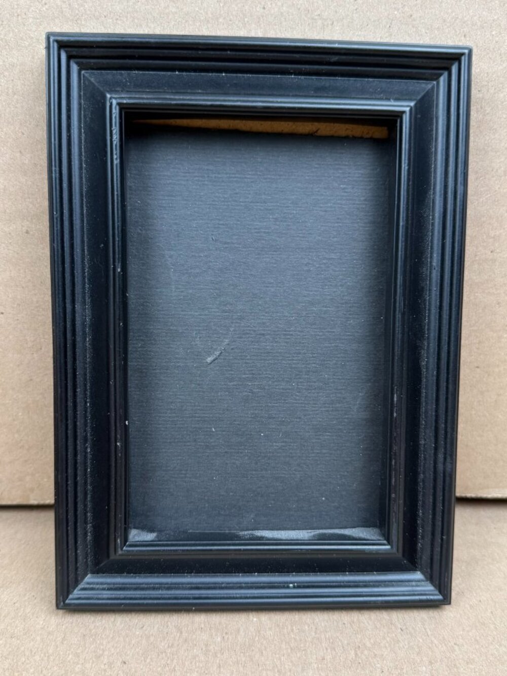 Harbortown Brooke Black Picture Frame 4x6 Tabletop Wall Mount No Glass